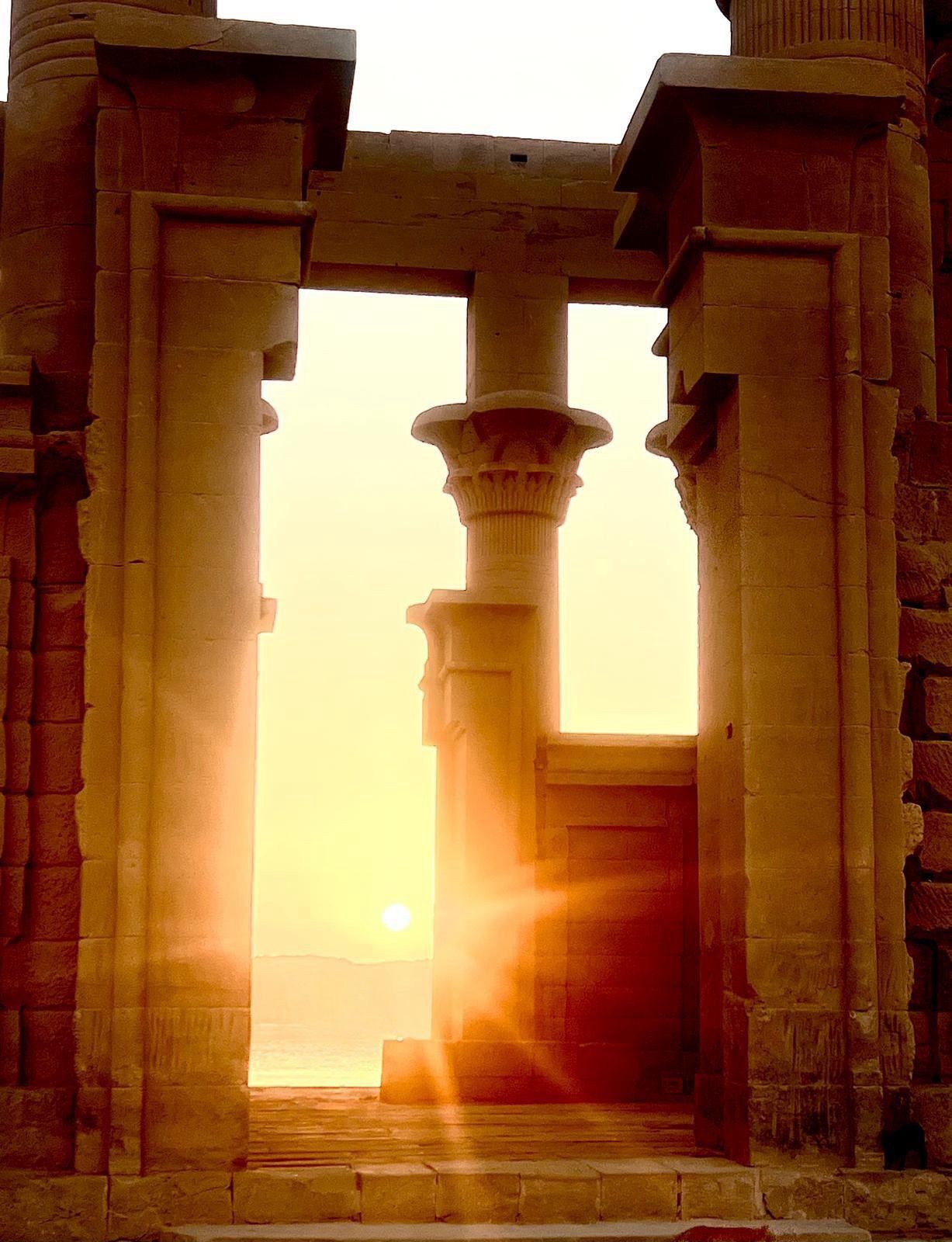 Nile temple journey in Egypt