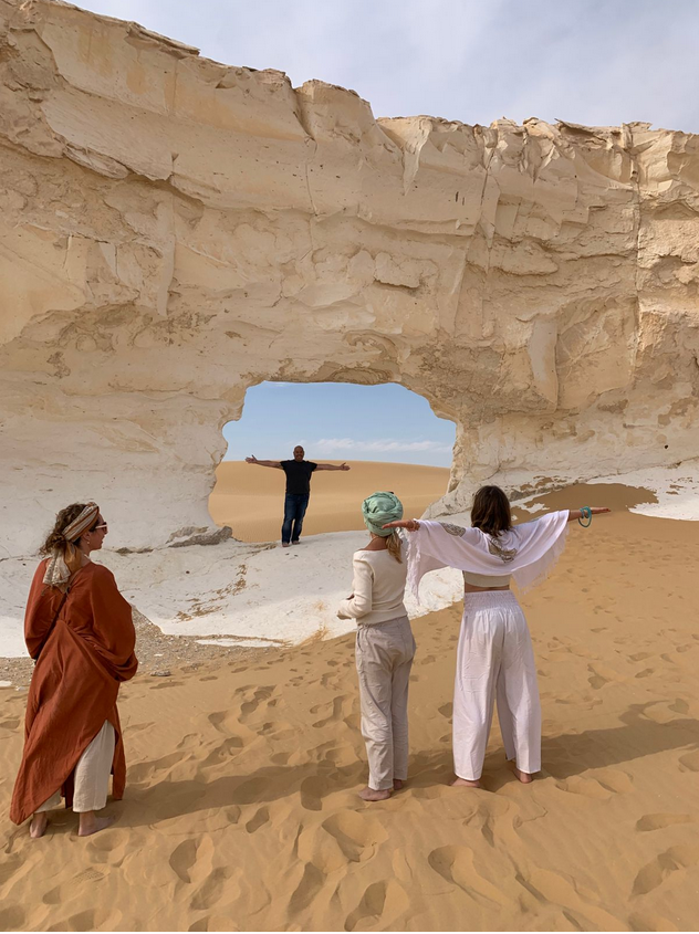 Gallery moment in Egypt