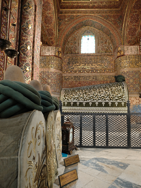 Rumi tomb and sacred setting for the Sufi journey